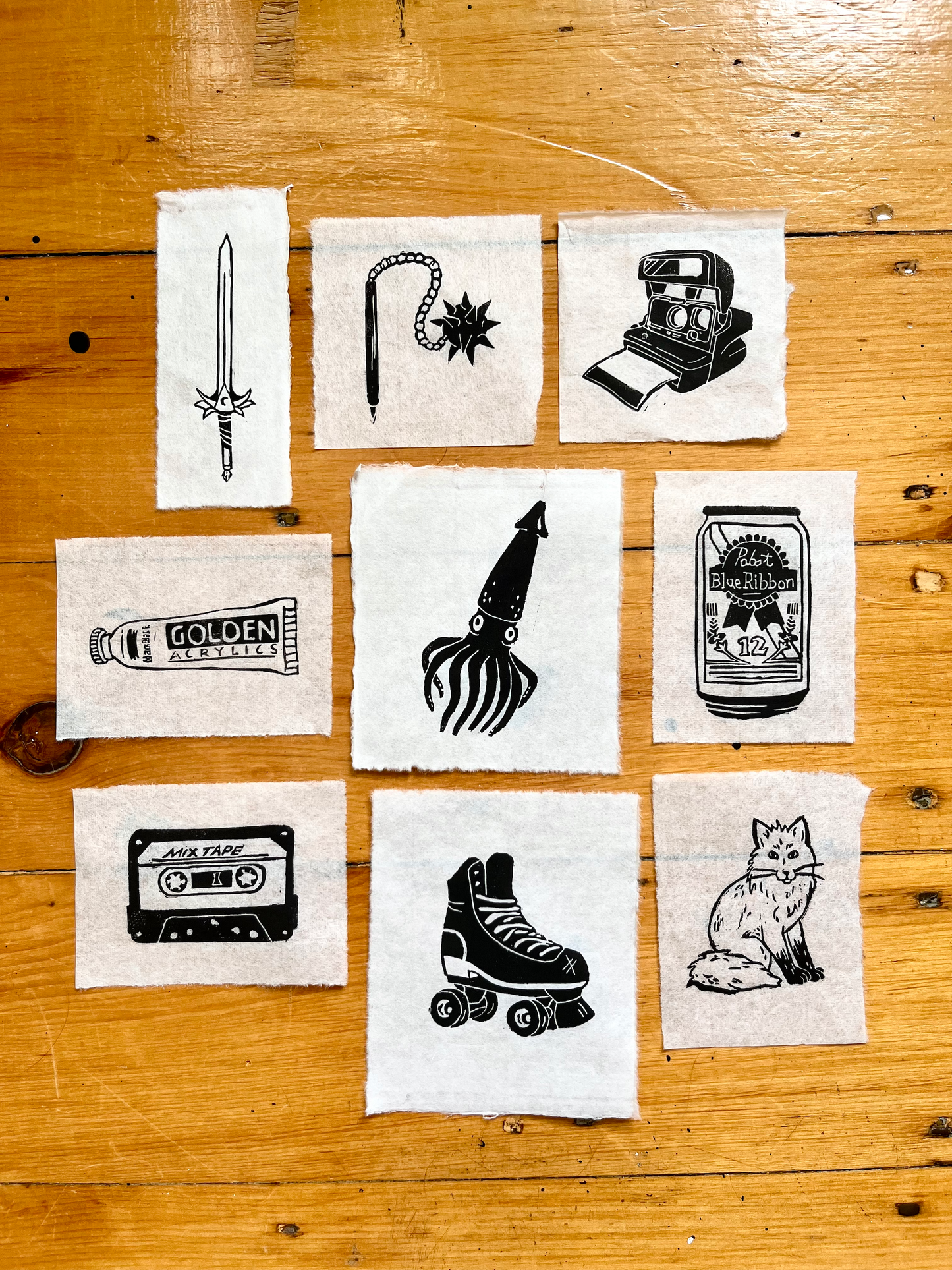 30 Day Mini Prints // Days 1-9