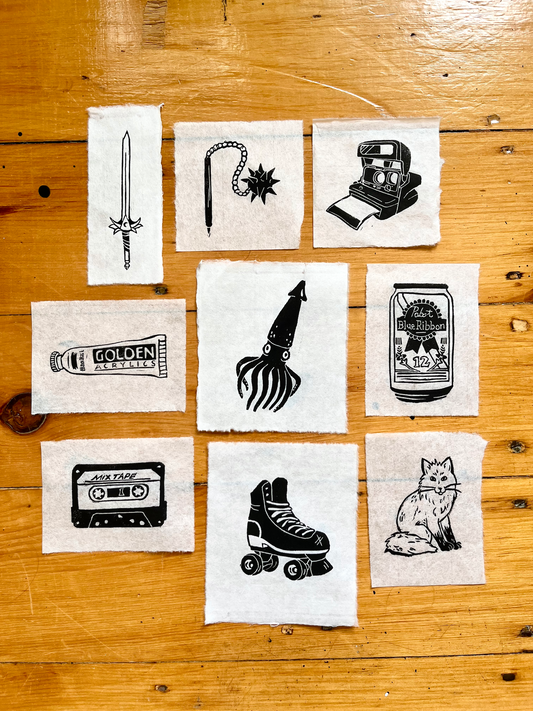 30 Day Mini Prints // Days 1-9