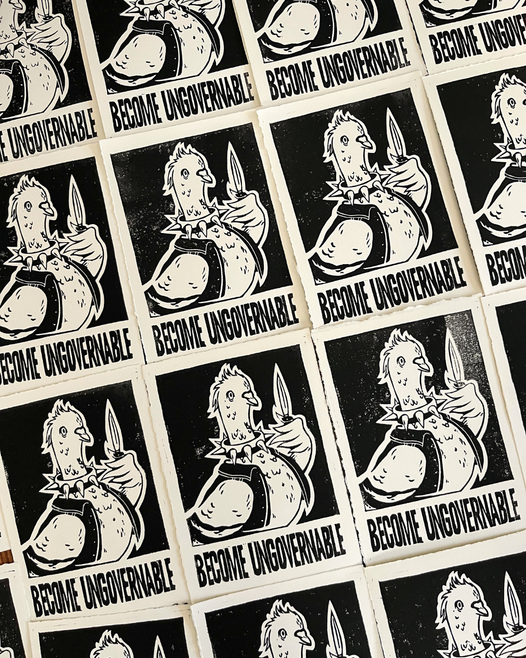 Become Ungovernable Pigeon Print