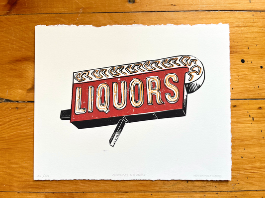 Chrispy's Liquors Print