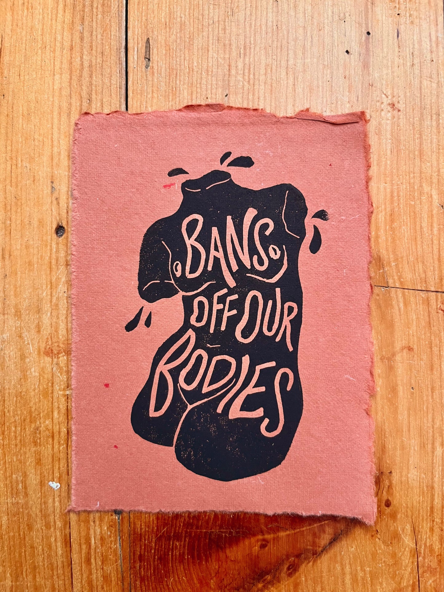 Bans Off Our Bodies Print // Cis Woman