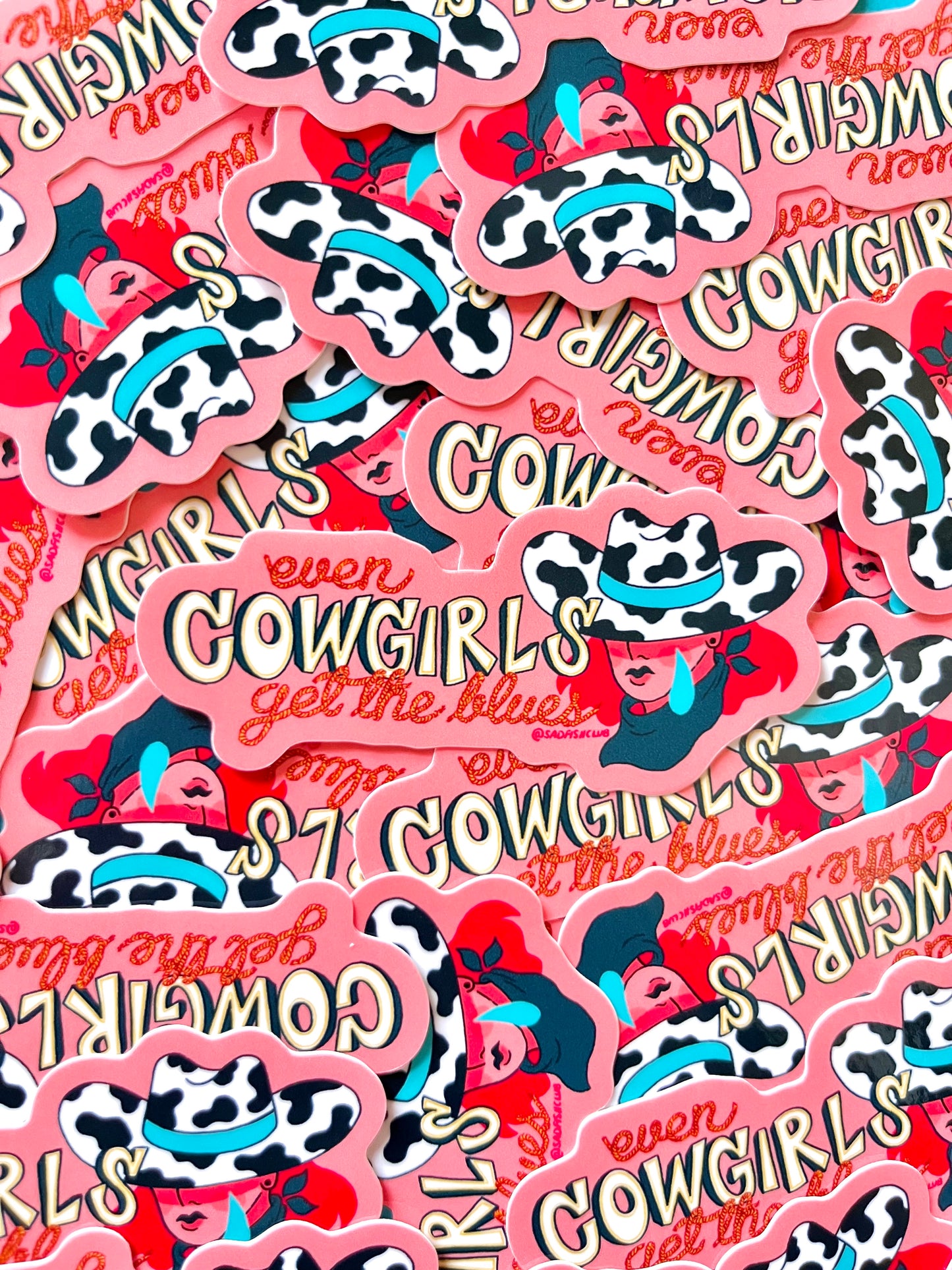 Even Cowgirls Get the Blues Sticker