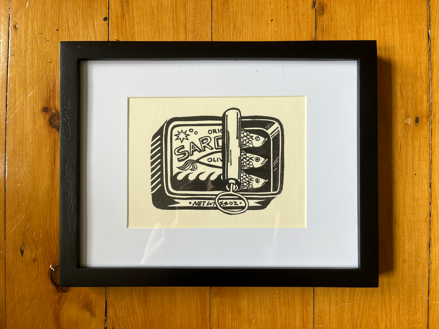 Sardine Lino Print