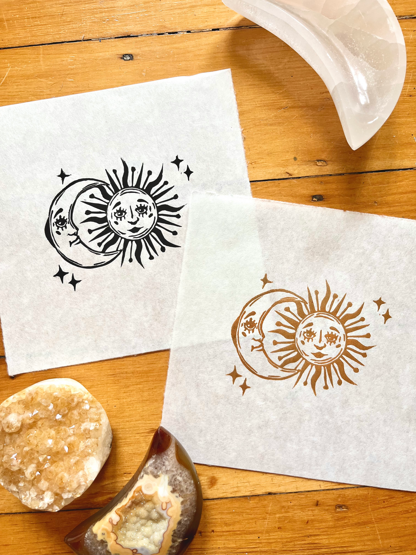 Sun & Moon Print