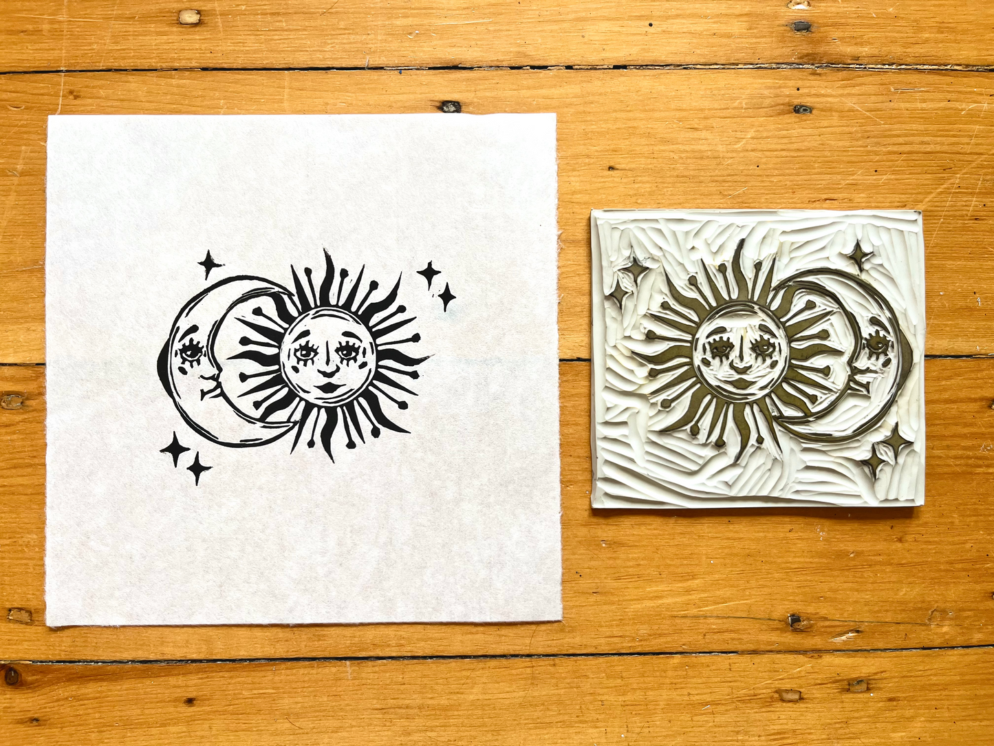 Sun & Moon Print