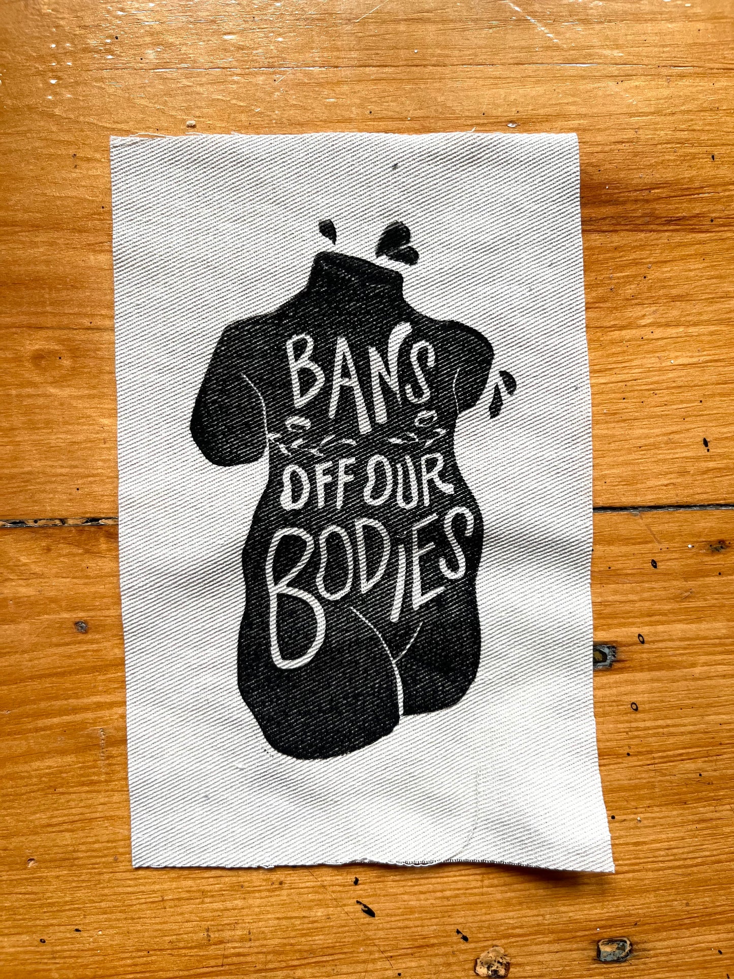Bans Off Our Bodies Patch // Trans Man
