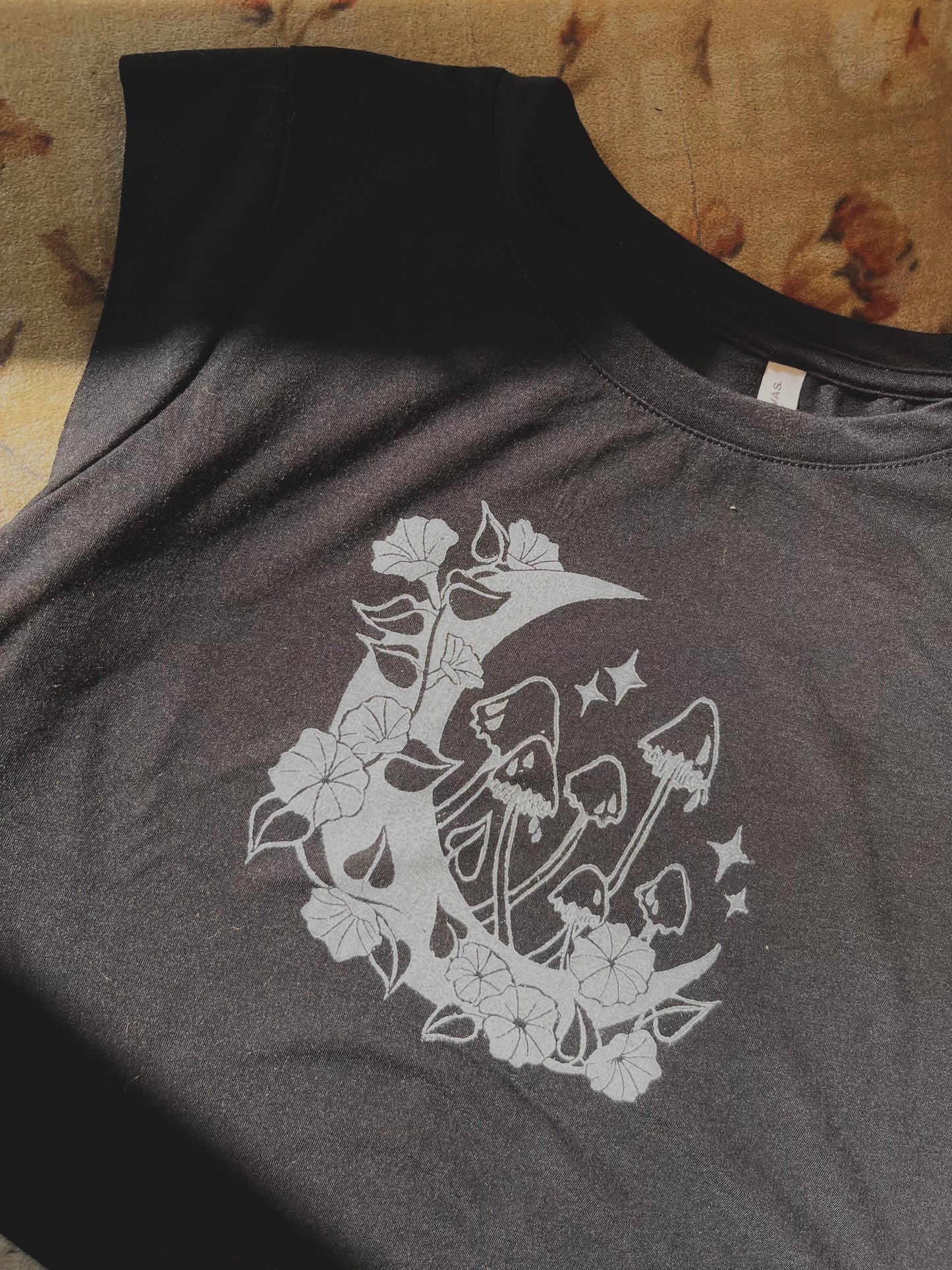 Mushroom Moon Tank (Black)