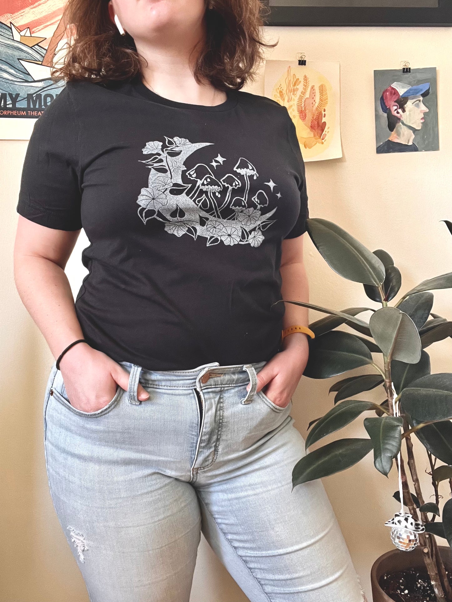 Mushroom Moon Tee
