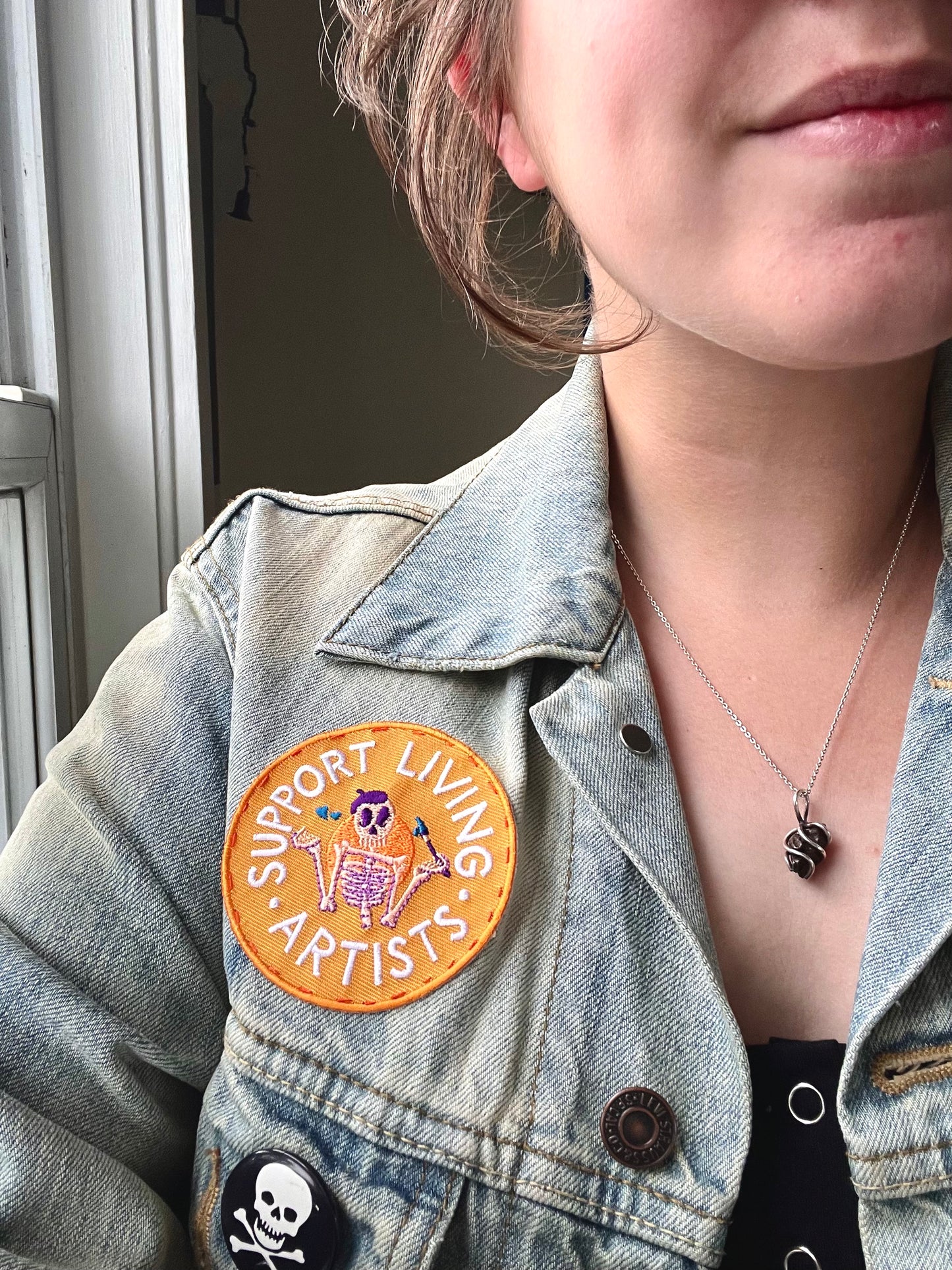 Support Living Artists Patch