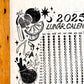 2025 Lunar Calendar // Lino Print