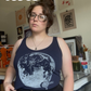 Moon Joy Tees // Thrifted & Hand Printed