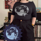 Moon Joy Tees // Thrifted & Hand Printed