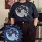 Moon Joy Tees // Thrifted & Hand Printed