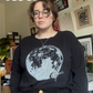 Moon Joy Tees // Thrifted & Hand Printed