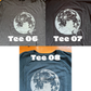 Moon Joy Tees // Thrifted & Hand Printed