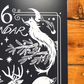 2026 Lunar Calendar // Blue Poster