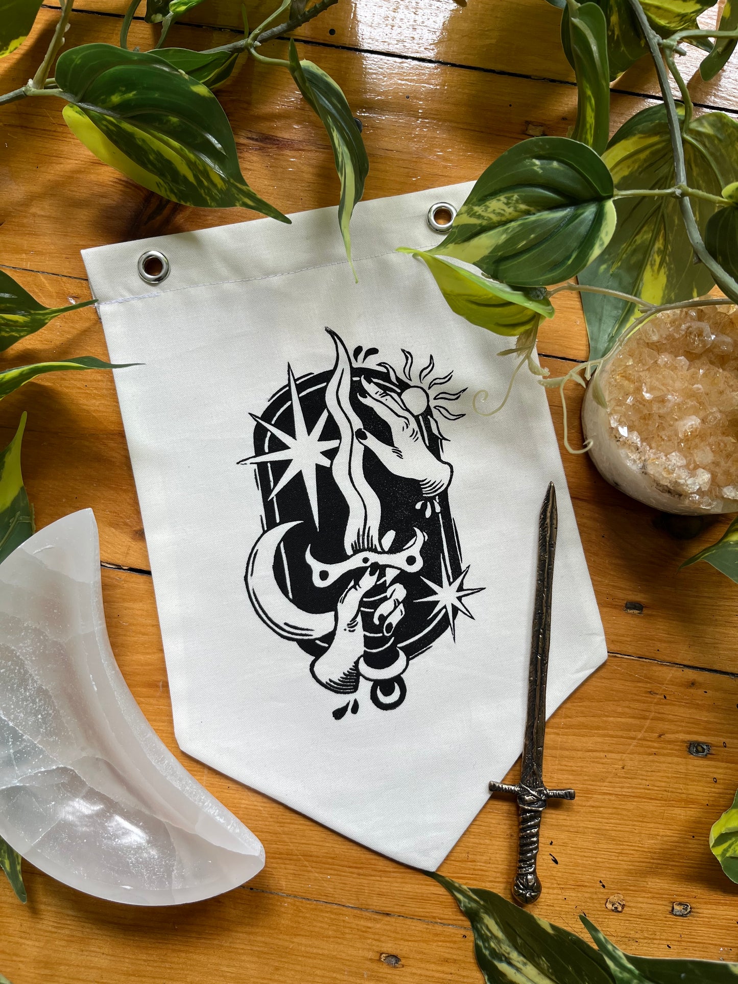 Celestial Moon Banner