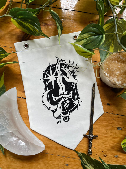 Celestial Moon Banner