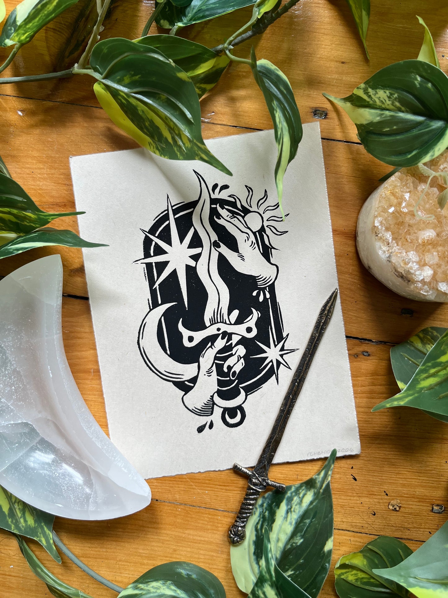 Celestial Daggar Print