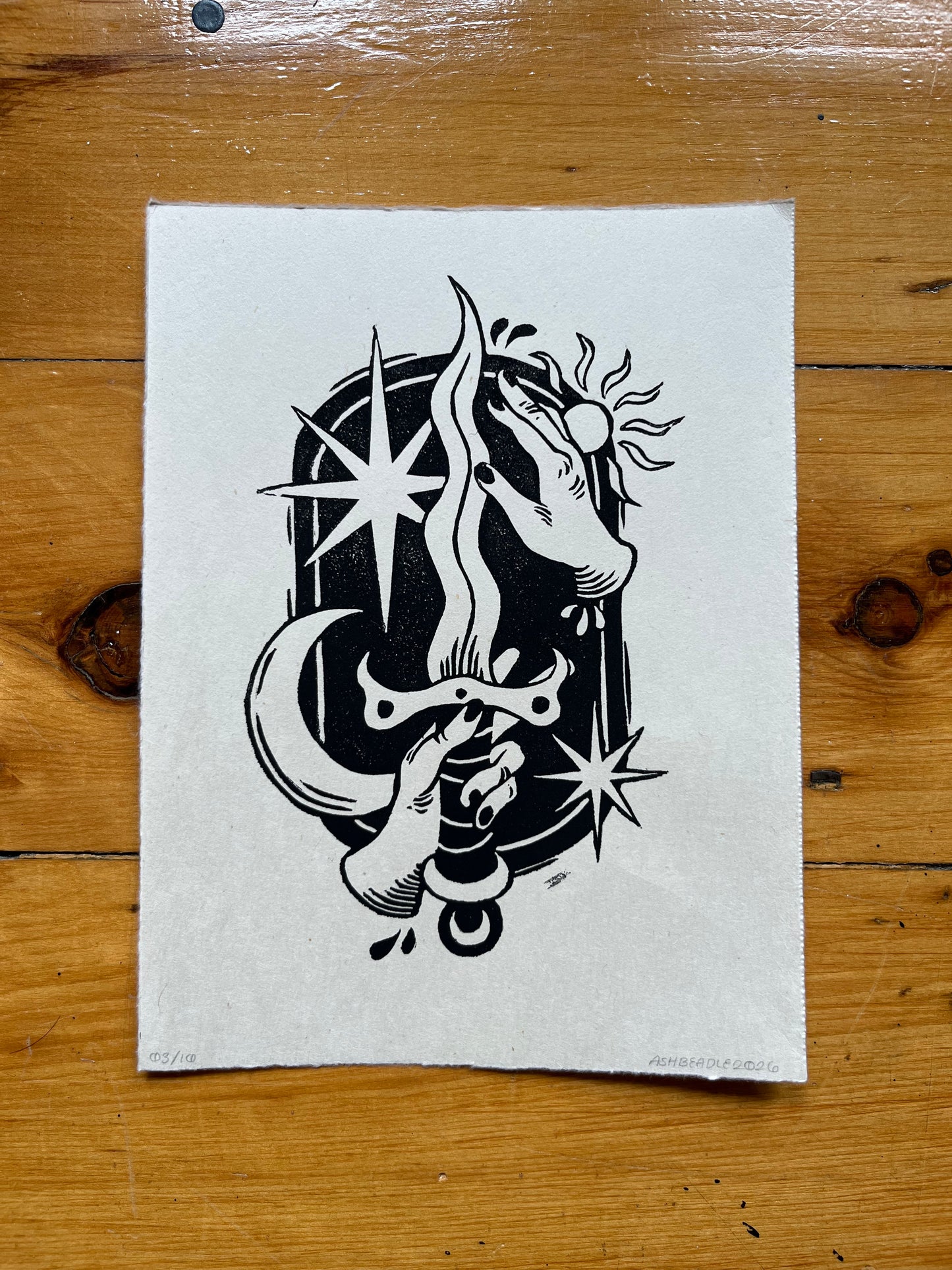 Celestial Daggar Print