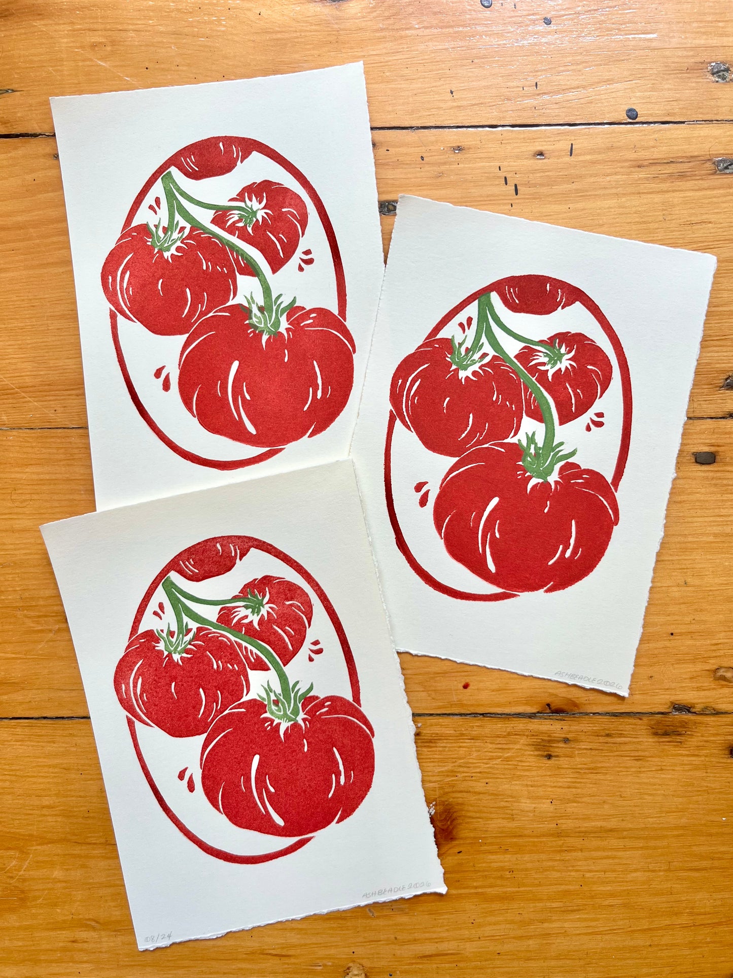 Tomato Vine Mini Print