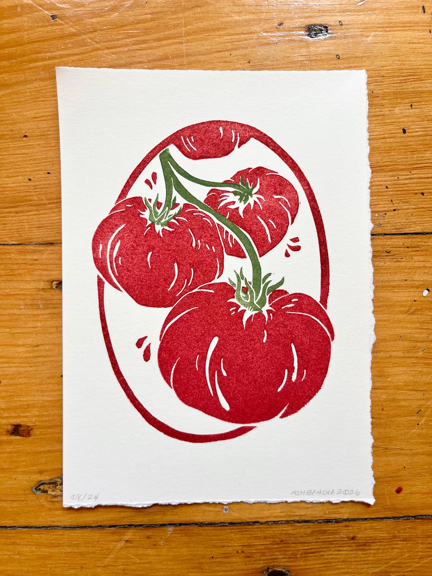 Tomato Vine Mini Print