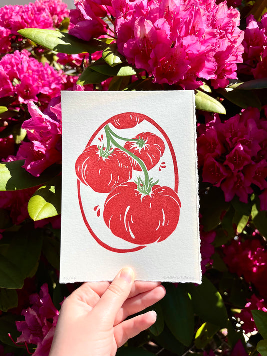 Tomato Vine Mini Print