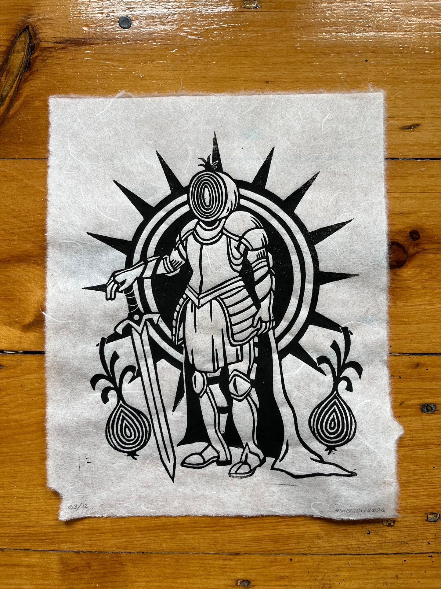 Onion Knight Print