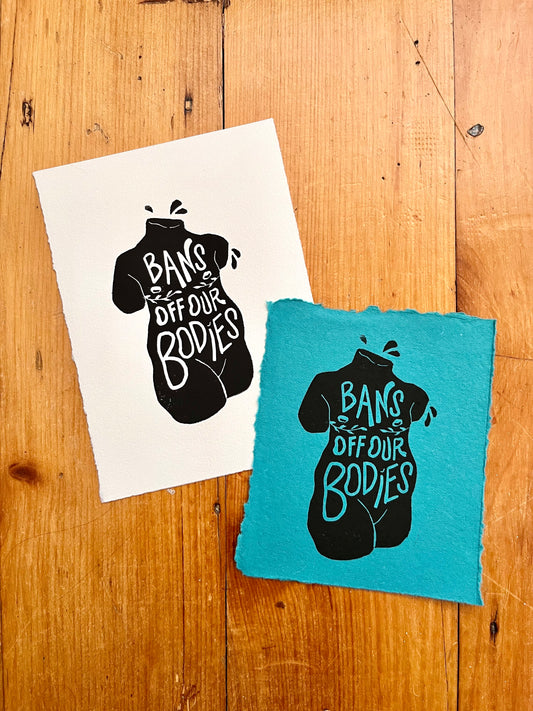 Bans Off Our Bodies Print // Trans Man