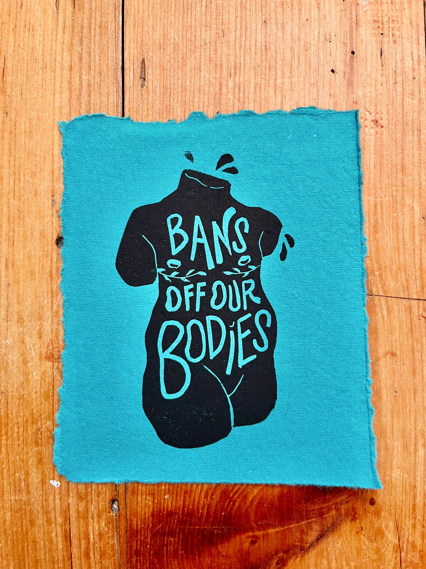 Bans Off Our Bodies Print // Trans Man