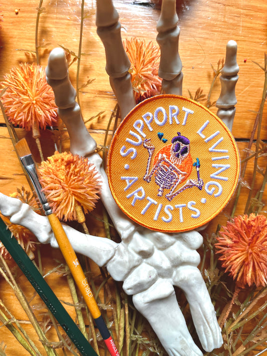 Support Living Artists Patch