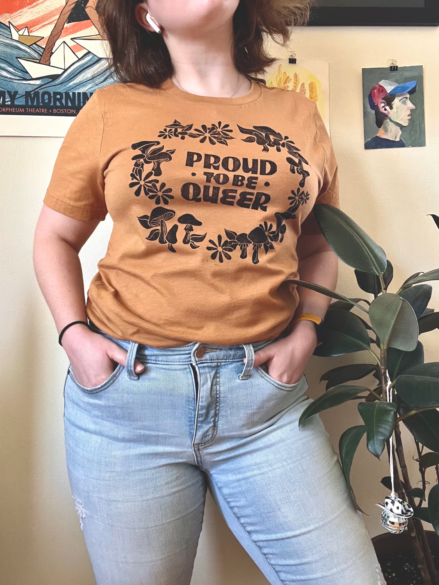 Proud to be Queer Tee (Toast)
