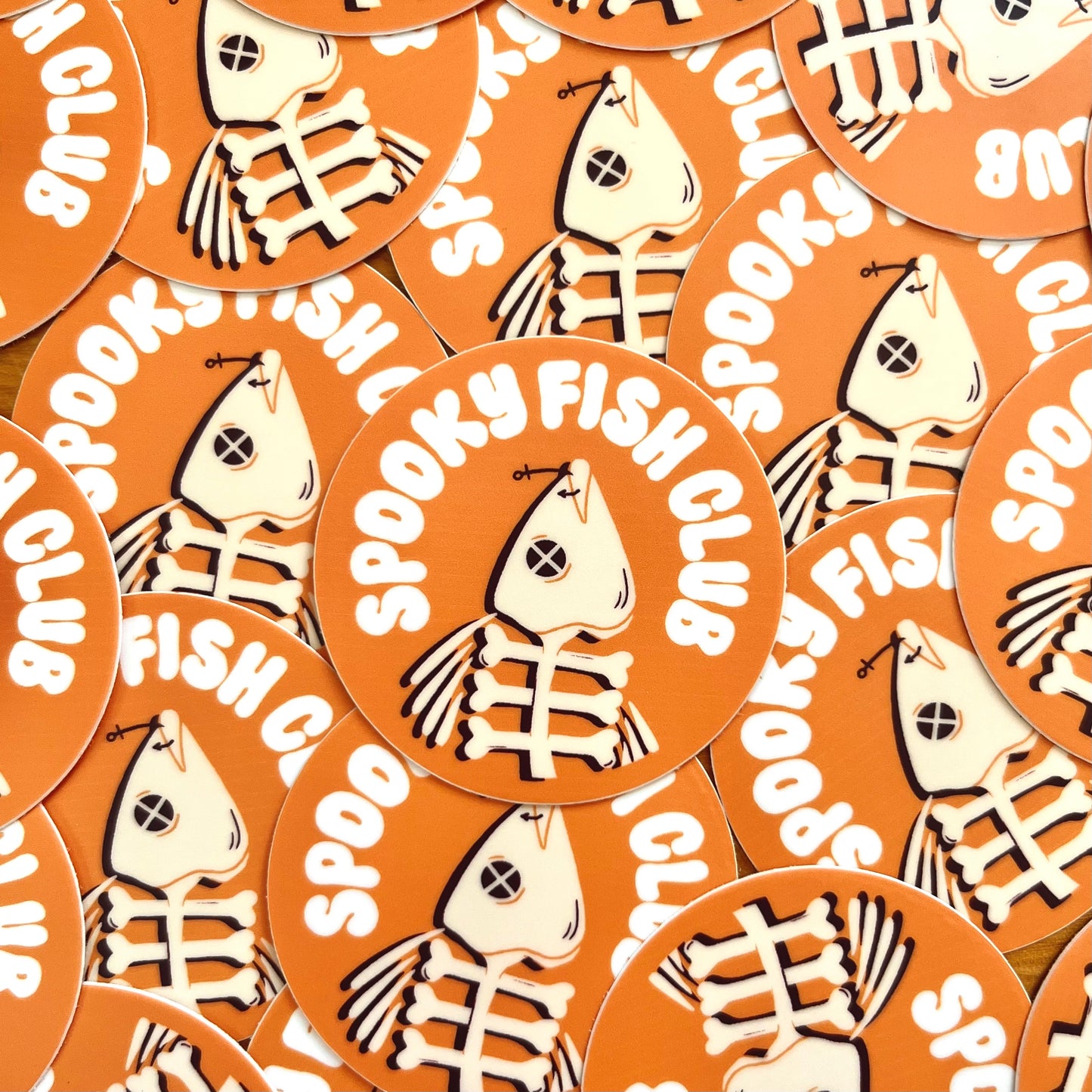 Spooky Fish Club Sticker